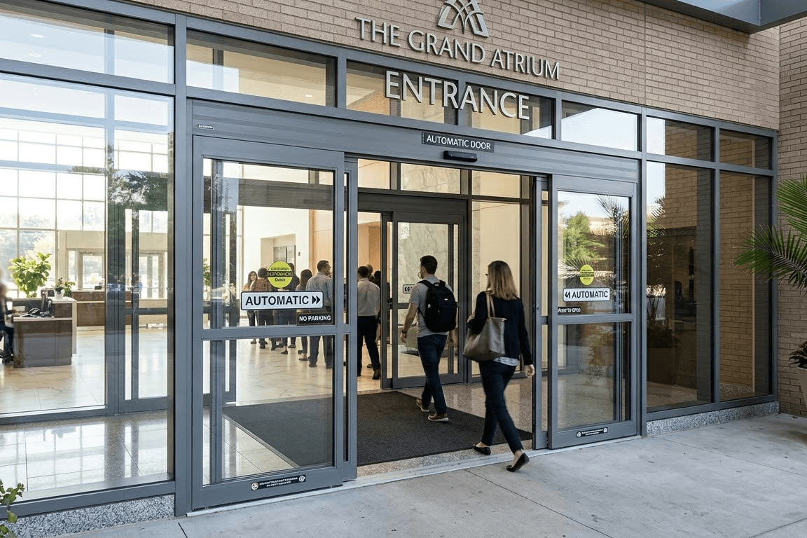 自动玻璃平开门：现代建筑智能入口的高效解决方案