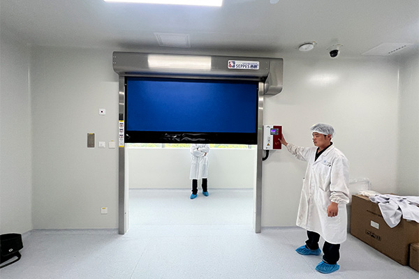 洁净室拉链快速门